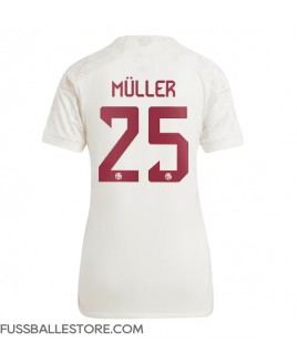 Günstige Bayern Munich Thomas Muller #25 3rd trikot Damen 2023-24 Kurzarm